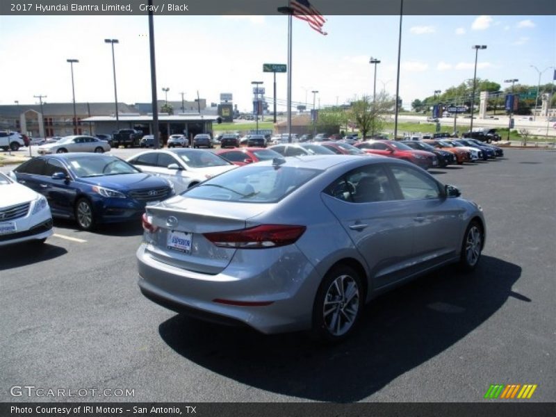 Gray / Black 2017 Hyundai Elantra Limited
