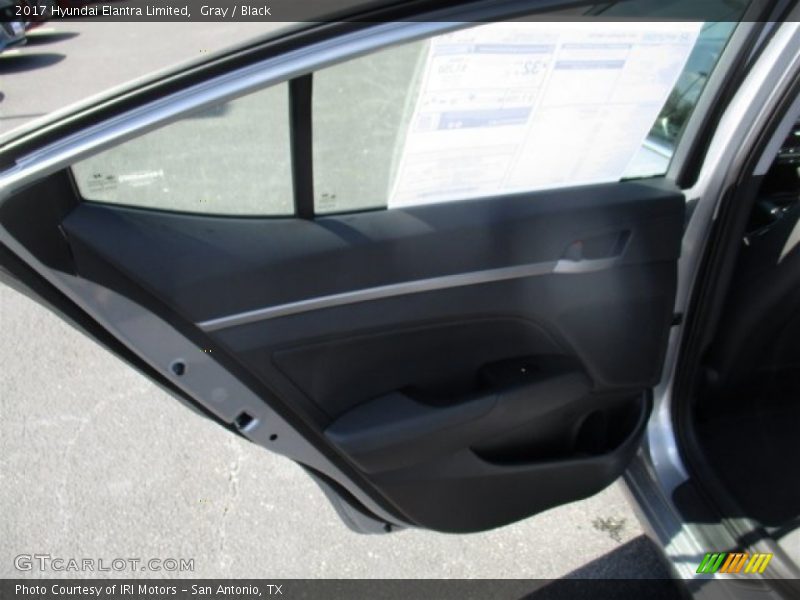 Gray / Black 2017 Hyundai Elantra Limited