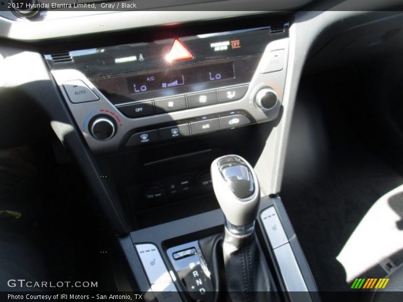 Gray / Black 2017 Hyundai Elantra Limited