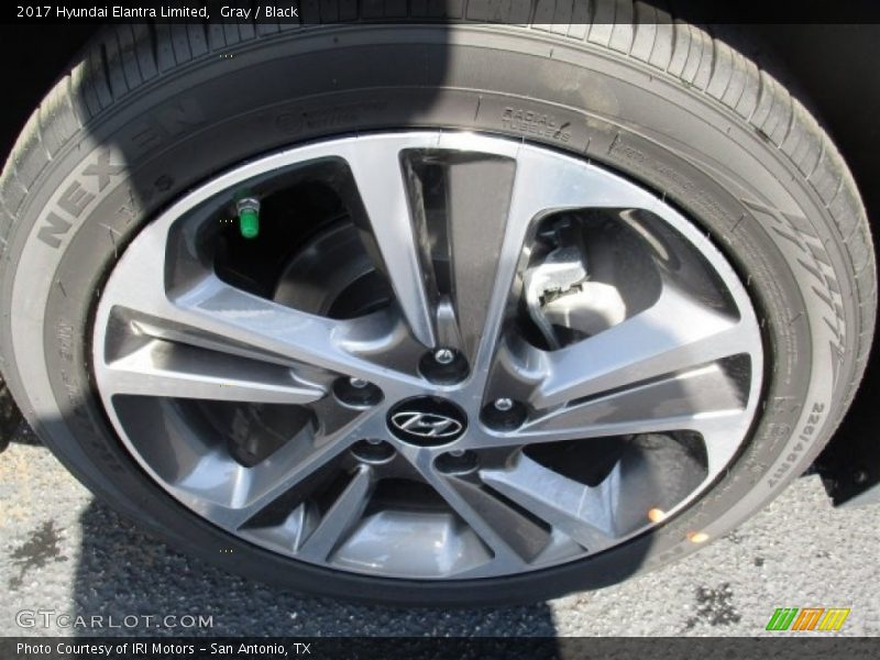 Gray / Black 2017 Hyundai Elantra Limited