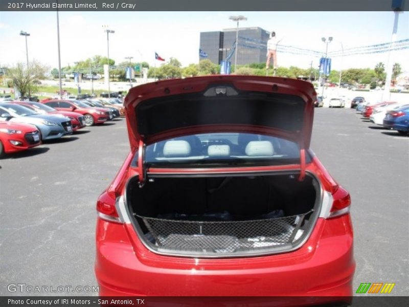 Red / Gray 2017 Hyundai Elantra Limited
