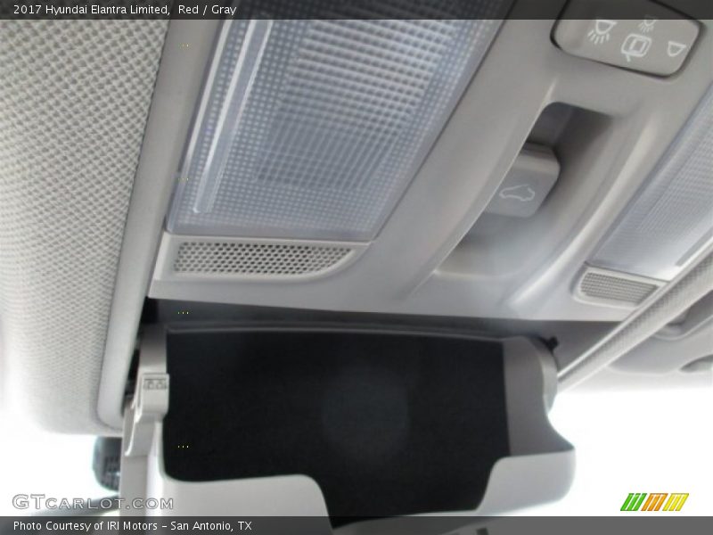 Red / Gray 2017 Hyundai Elantra Limited