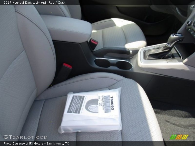 Red / Gray 2017 Hyundai Elantra Limited
