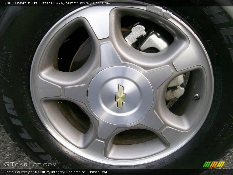 Summit White / Light Gray 2008 Chevrolet TrailBlazer LT 4x4