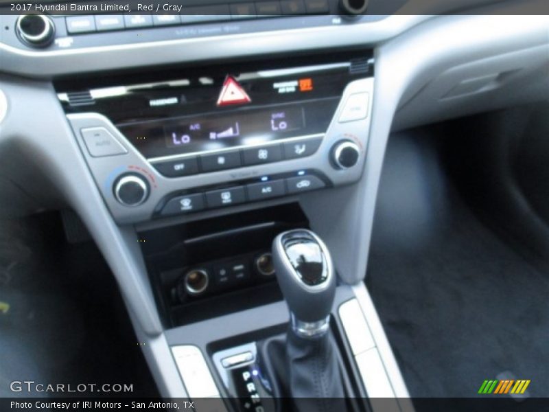 Red / Gray 2017 Hyundai Elantra Limited