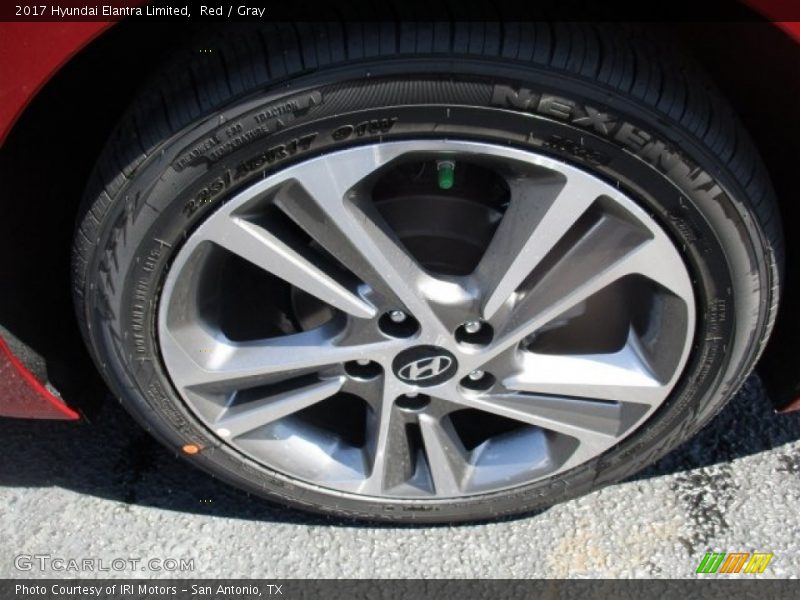 Red / Gray 2017 Hyundai Elantra Limited