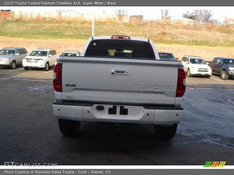 Super White / Black 2015 Toyota Tundra Platinum CrewMax 4x4