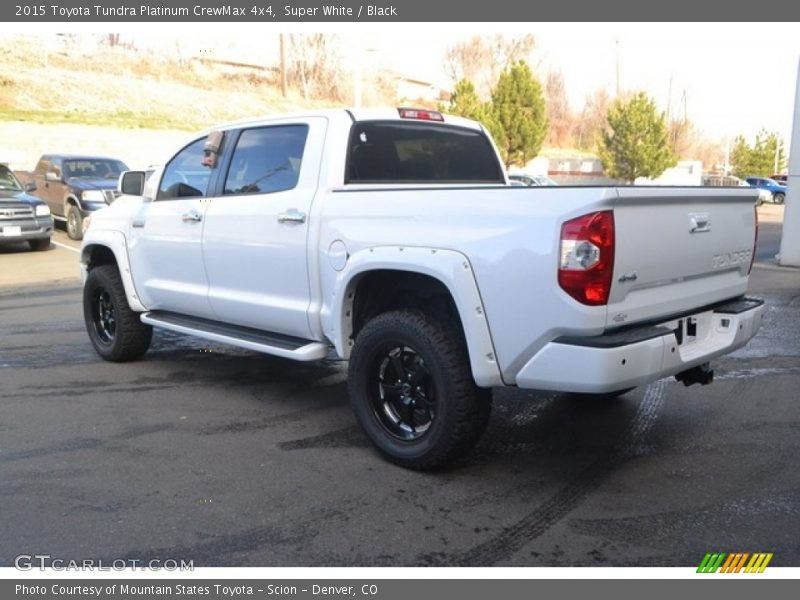 Super White / Black 2015 Toyota Tundra Platinum CrewMax 4x4