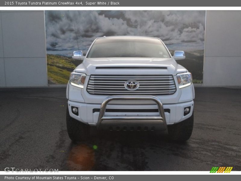 Super White / Black 2015 Toyota Tundra Platinum CrewMax 4x4
