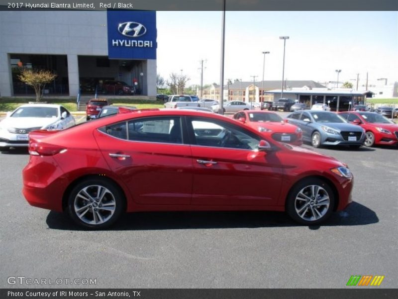 Red / Black 2017 Hyundai Elantra Limited