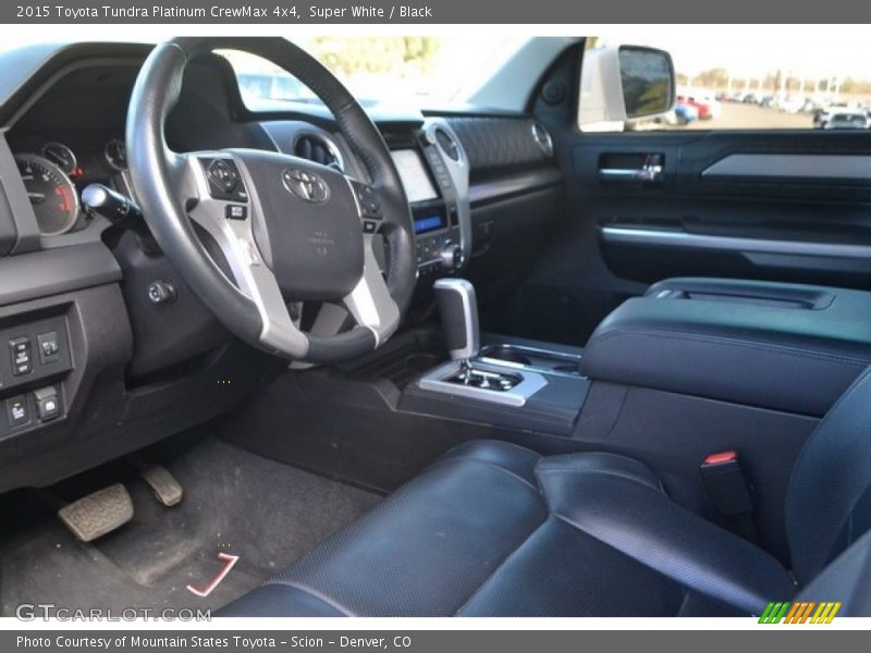 Super White / Black 2015 Toyota Tundra Platinum CrewMax 4x4