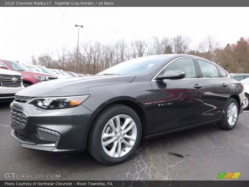 Nightfall Gray Metallic / Jet Black 2016 Chevrolet Malibu LT