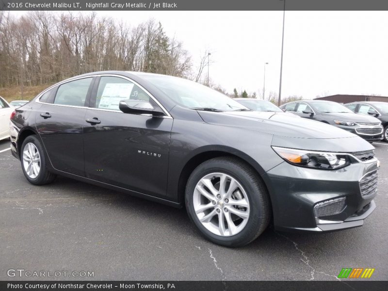 Nightfall Gray Metallic / Jet Black 2016 Chevrolet Malibu LT