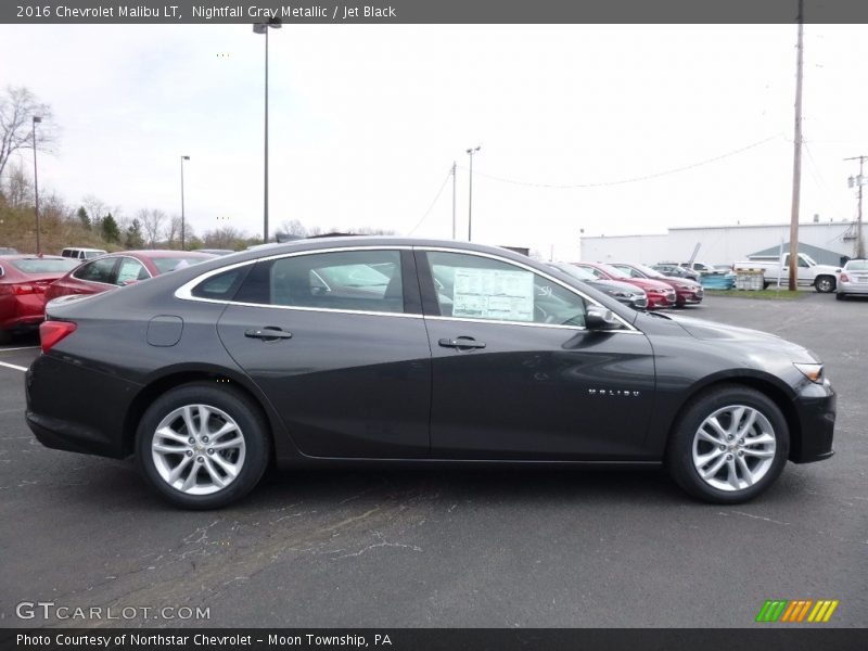 Nightfall Gray Metallic / Jet Black 2016 Chevrolet Malibu LT