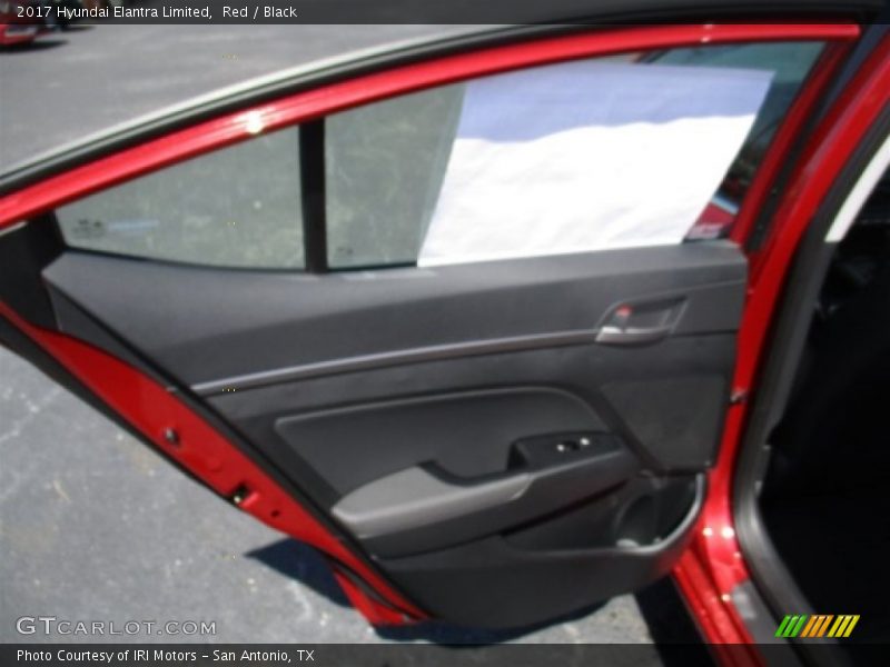 Red / Black 2017 Hyundai Elantra Limited