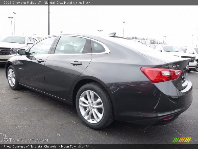 Nightfall Gray Metallic / Jet Black 2016 Chevrolet Malibu LT