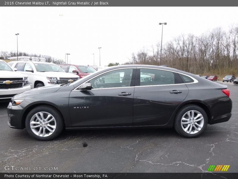 Nightfall Gray Metallic / Jet Black 2016 Chevrolet Malibu LT