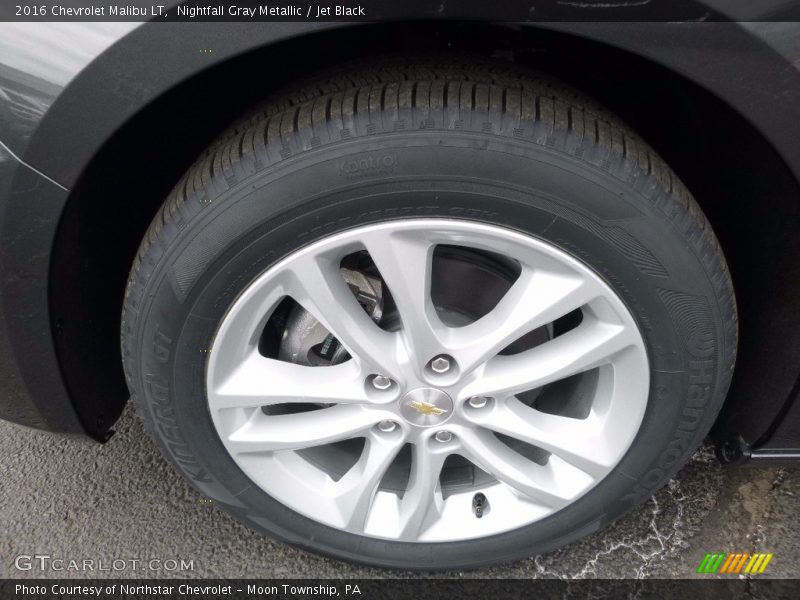 Nightfall Gray Metallic / Jet Black 2016 Chevrolet Malibu LT