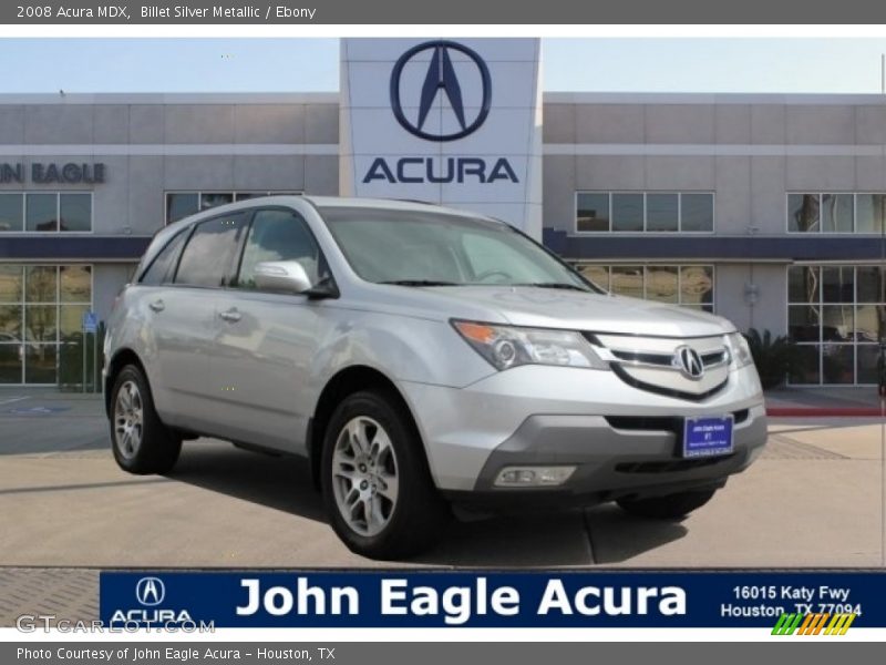 Billet Silver Metallic / Ebony 2008 Acura MDX