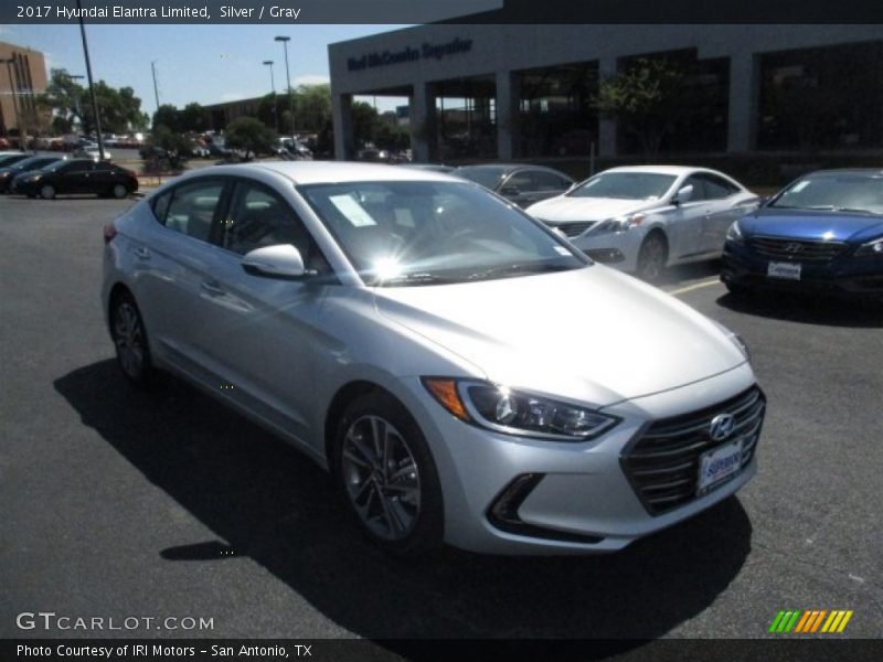 Silver / Gray 2017 Hyundai Elantra Limited