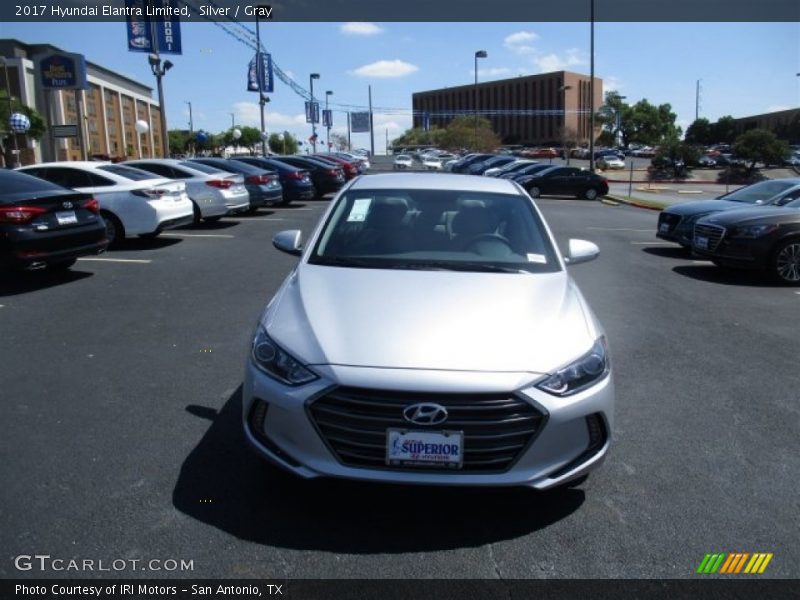 Silver / Gray 2017 Hyundai Elantra Limited