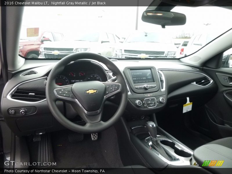 Nightfall Gray Metallic / Jet Black 2016 Chevrolet Malibu LT