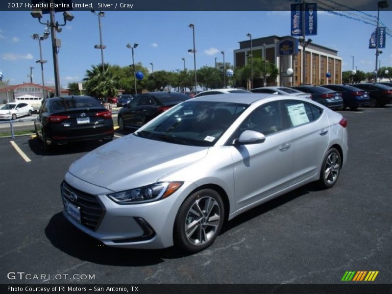 Silver / Gray 2017 Hyundai Elantra Limited