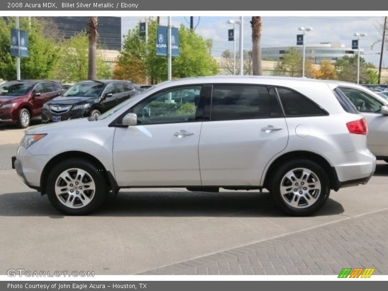 Billet Silver Metallic / Ebony 2008 Acura MDX