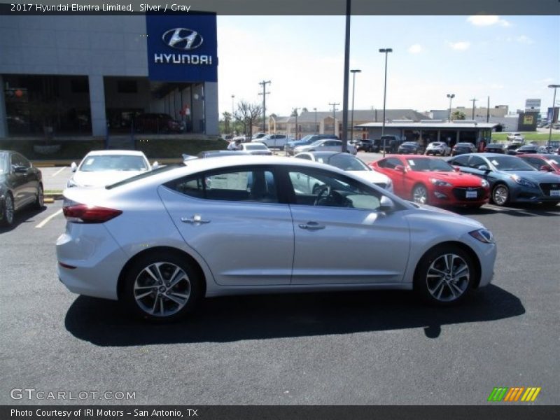 Silver / Gray 2017 Hyundai Elantra Limited
