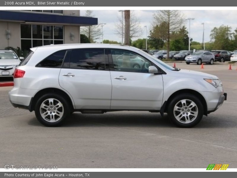 Billet Silver Metallic / Ebony 2008 Acura MDX