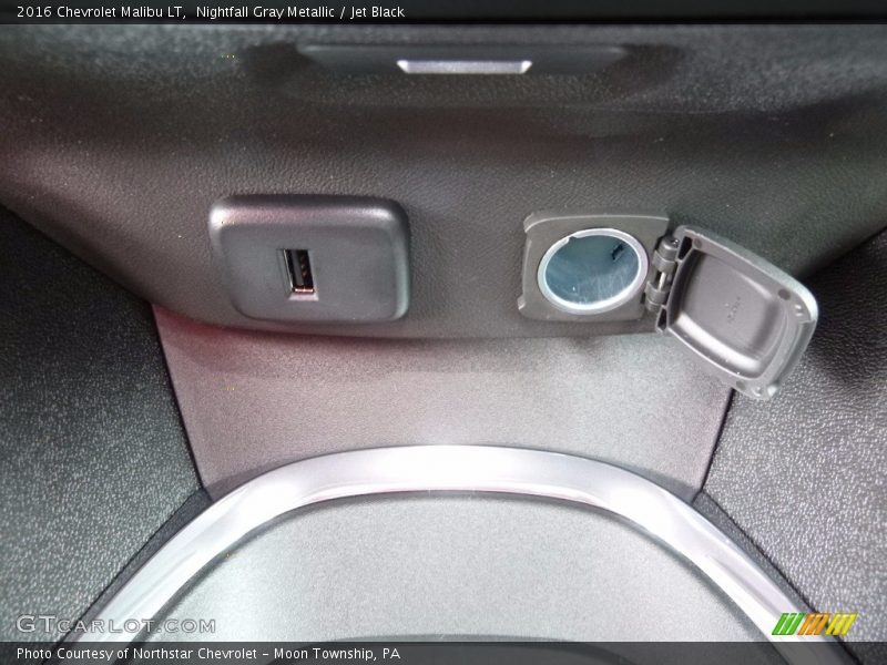 Nightfall Gray Metallic / Jet Black 2016 Chevrolet Malibu LT
