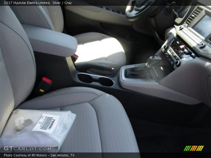 Silver / Gray 2017 Hyundai Elantra Limited
