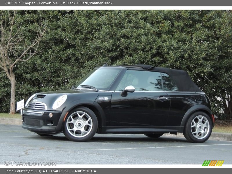 Jet Black / Black/Panther Black 2005 Mini Cooper S Convertible