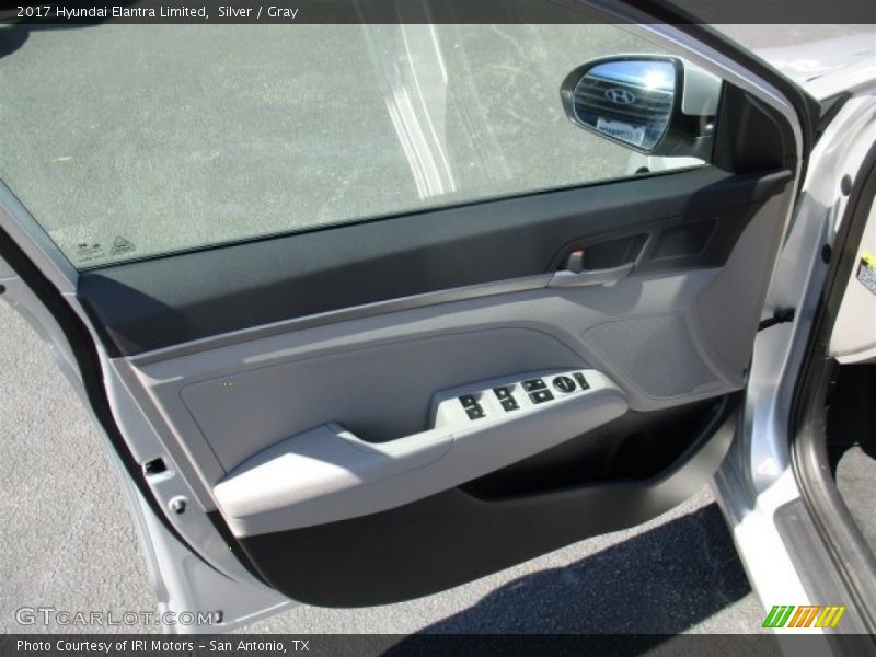 Silver / Gray 2017 Hyundai Elantra Limited