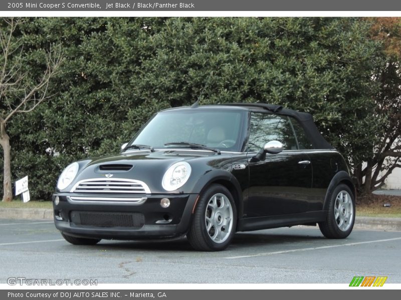 Jet Black / Black/Panther Black 2005 Mini Cooper S Convertible