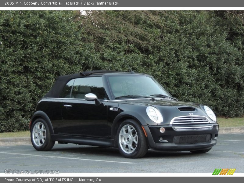Jet Black / Black/Panther Black 2005 Mini Cooper S Convertible