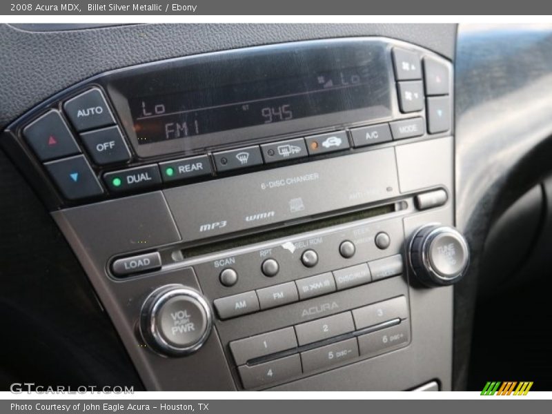 Billet Silver Metallic / Ebony 2008 Acura MDX