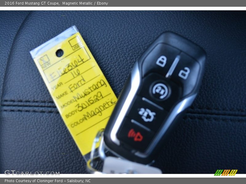 Magnetic Metallic / Ebony 2016 Ford Mustang GT Coupe