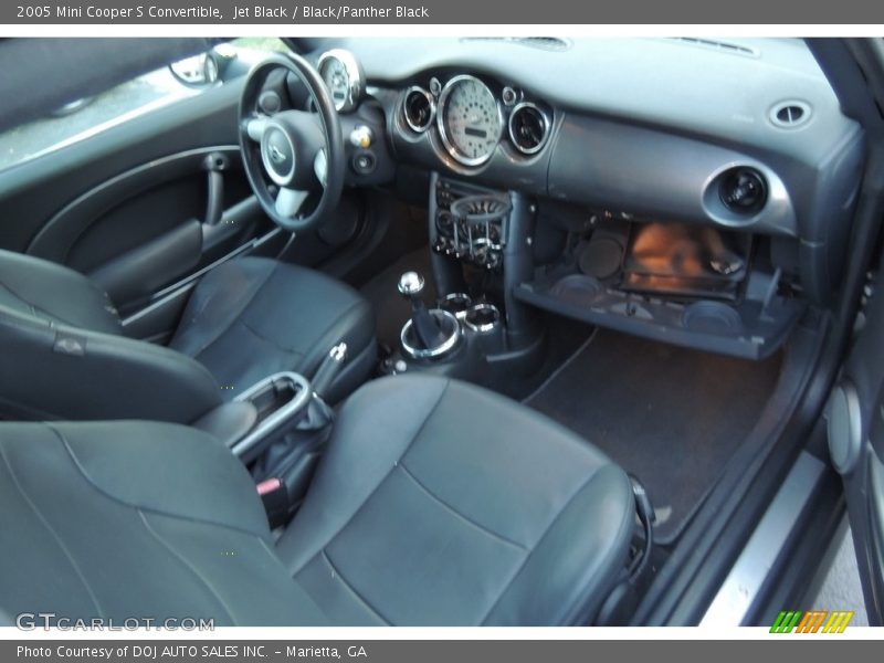 Jet Black / Black/Panther Black 2005 Mini Cooper S Convertible