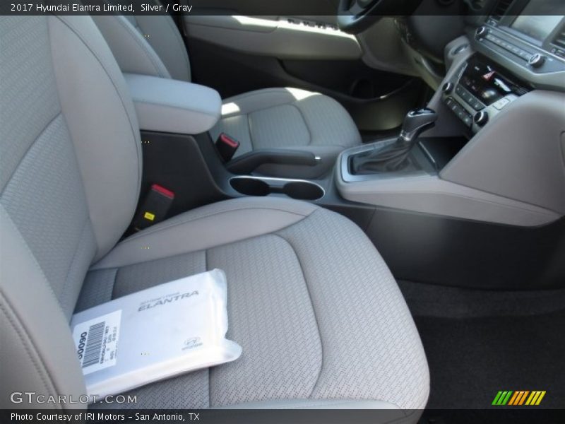 Silver / Gray 2017 Hyundai Elantra Limited