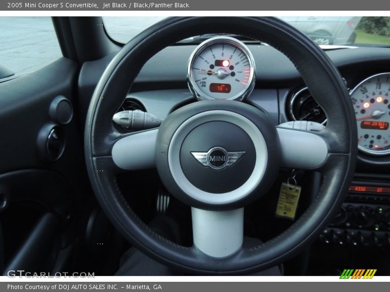 Jet Black / Black/Panther Black 2005 Mini Cooper S Convertible