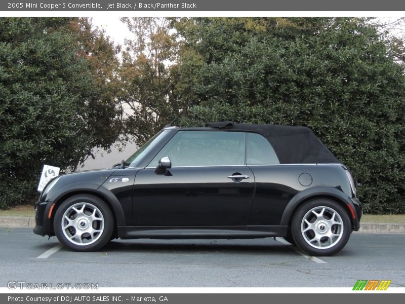 Jet Black / Black/Panther Black 2005 Mini Cooper S Convertible