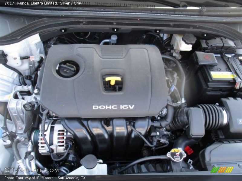  2017 Elantra Limited Engine - 2.0 Liter DOHC 16-Valve D-CVVT 4 Cylinder
