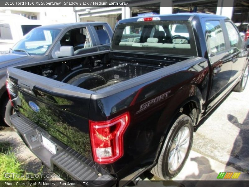 Shadow Black / Medium Earth Gray 2016 Ford F150 XL SuperCrew