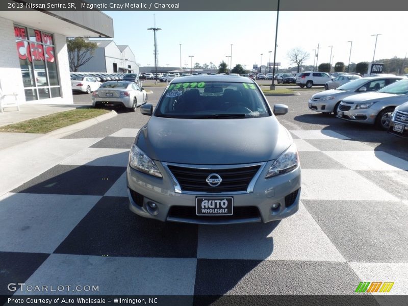 Magnetic Gray Metallic / Charcoal 2013 Nissan Sentra SR