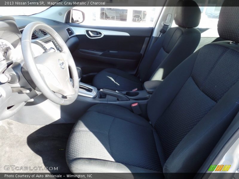 Magnetic Gray Metallic / Charcoal 2013 Nissan Sentra SR