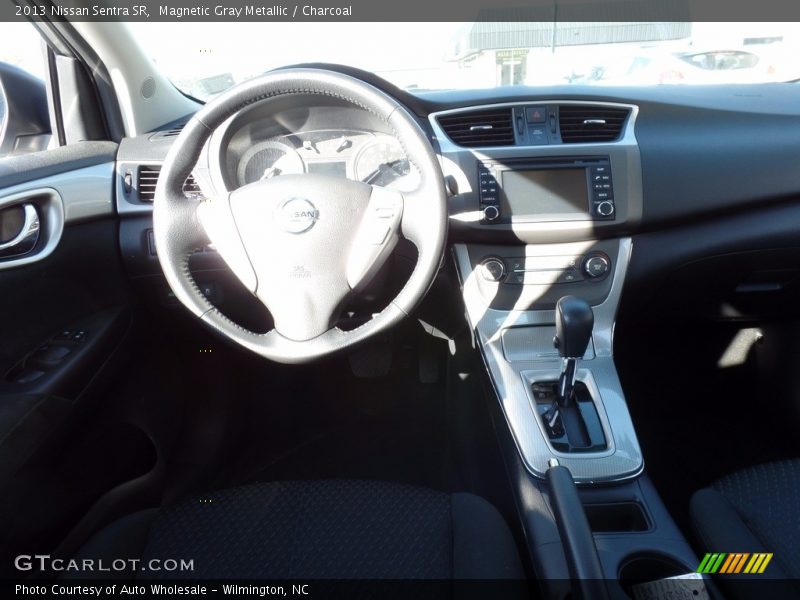 Magnetic Gray Metallic / Charcoal 2013 Nissan Sentra SR