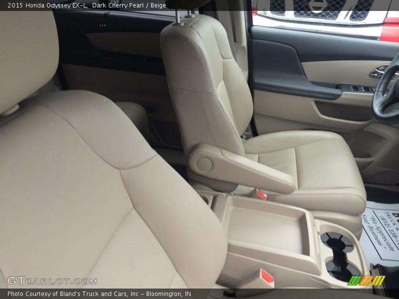 Dark Cherry Pearl / Beige 2015 Honda Odyssey EX-L