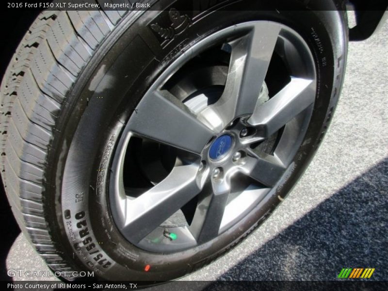 Magnetic / Black 2016 Ford F150 XLT SuperCrew