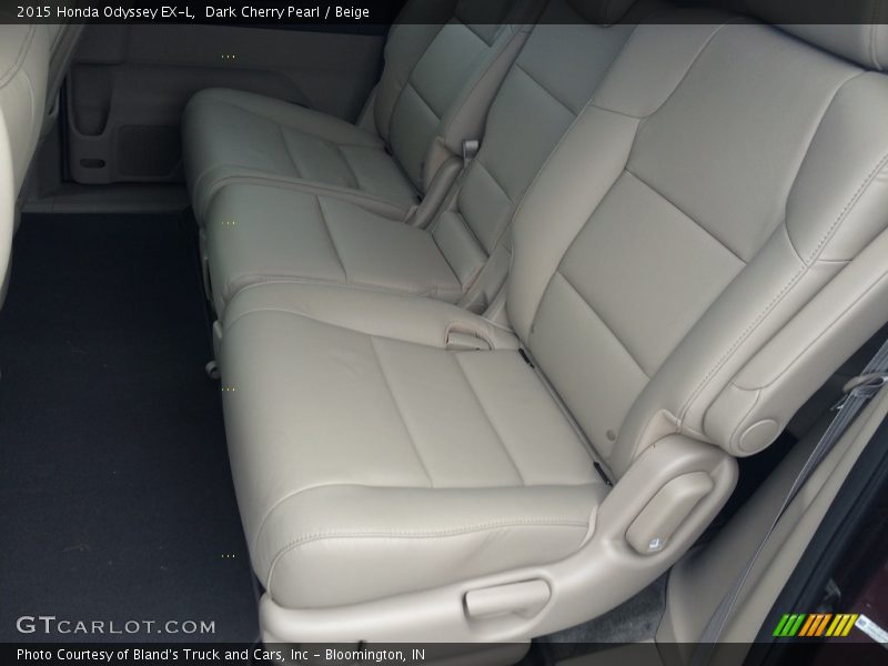 Dark Cherry Pearl / Beige 2015 Honda Odyssey EX-L